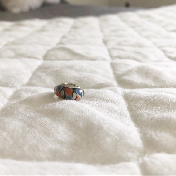 Colourful Glass Pandora Bead Charm - Picture 1 of 3